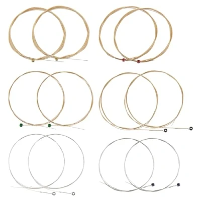 Immagine di SG Store 2 set di corde per chitarra acustica EJ16 bronzo fosforoso con ferita calibro leggero personalizzato 12 53 a 6