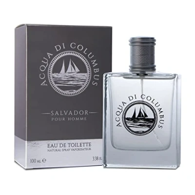 Immagine di Acqua di COLUMBUS Salvador Eau de Toilette Profumo Uomo Colombus, Note Agrumate e Speziate, Made in Italy, 100 ml