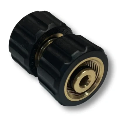 Immagine di M&amp;M Smartek Connettore per tubo M22 a IG (filettatura interna), lunghezza 4,8 cm, compatibile con idropulitrice Kärcher K HD HDS &amp; Kranzle fino 275 bar / 93 C