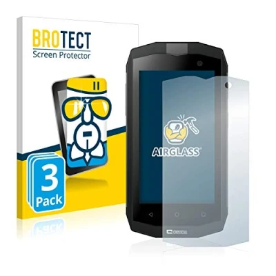 Immagine di brotect Pellicola Protettiva Vetro per Crosscall Trekker M1 Core / Protezione Schermo (3 Pezzi) [Durezza Estrema 9H, Chiaro]