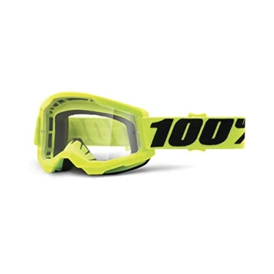 Immagine di 100% STRATA 2 Occhiali Fuo/Giallo Lente trasparente