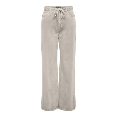 Immagine di ONLY Onlsilla MW Wide String Pant Pnt Pantaloni, Pumice Stone, (XL) W x 32L Donna