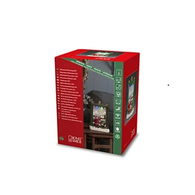 Immagine di Konstsmide 4221 000 Paesaggio a LED Calendario Babbo Natale RGBW (monocolore) Colorato alimentazione scelta, con animazione, interruttore