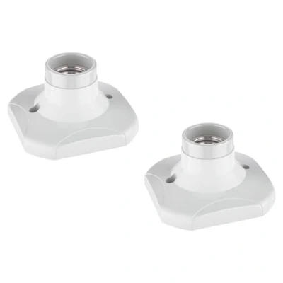 Immagine di ledscom.de 2 pz. plafoniera/porta lampada ELEKTRA, porcellana, bianco, 1x E27 max. 60W