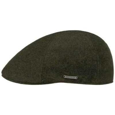 Immagine di Stetson Texas Wool Gatsby cap Coppola Uomo Berretti Piatti Cappello Piatto Berretto Becco Anatra con Visiera, Fodera, Fodera Inverno Autunno/Inverno L (58 59 cm) Oliva