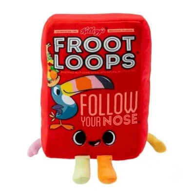 Immagine di Funko Pop! Plush: Kelloggs Froot Loops Cereal Box Peluche da Collezione Idea Regalo per il Compleanno Merchandising Ufficiale Bambini e Adulti Ideale Ad Icons Fan