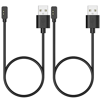 Immagine di MoKo 2 caricabatterie compatibile con Xiaomi Redmi Watch 3/Redmi Lite/Redmi Smart Band Pro/Mi 7 Pro, 1 m cavo di ricarica magnetico USB, per orologio connesso flessibile,