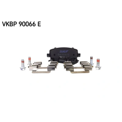 Immagine di SKF VKBP 90066 E Kit pastiglie freno con contatto segnalazione usura accessori VOLKSWAGEN: California T5 Bus, Multivan 5 (7HM, 6