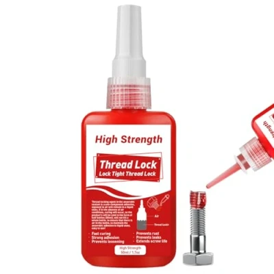 Immagine di vite di sicurezza da 50 ml ad alta resistenza, colla a per riempire spazi vuoti, fissaggio e sigillatura dadi, bulloni, metalli, stabile antiruggine, contro le perdite