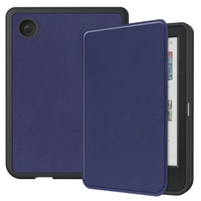 Immagine di Lemxiee Custodia per Kobo Clara Colour Cover,Custodia in pelle PU con Auto Svegliati/Sonno/Slim fit 2024 case