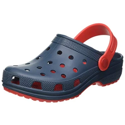 Immagine di Chicco, Sabot per Mare E Piscina, Confortevoli, Leggere, Flessibili Traspiranti, Unisex Bambini Ragazzi, Blu / Rosso, 31, Designed in Italy