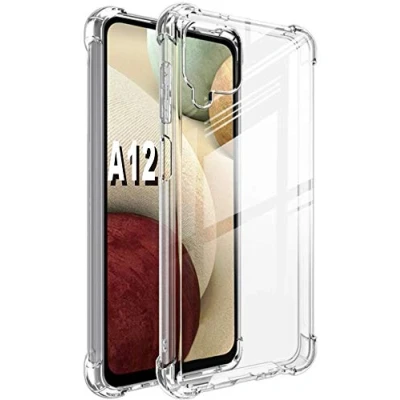 Immagine di Custodia protettiva per Samsung Galaxy A12 5G, Folmecket antiurto, trasparente, sottile, 6,5&quot;, trasparente