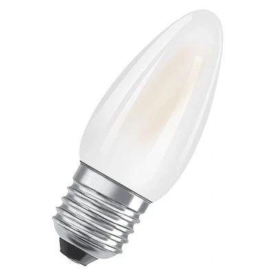 Immagine di OSRAM 4058075654457 LED (monocolore) ERP E (A G) E27 Forma di candela 4 W = 40 Bianco neutro (Ø x A) 35 mm 1 pz.