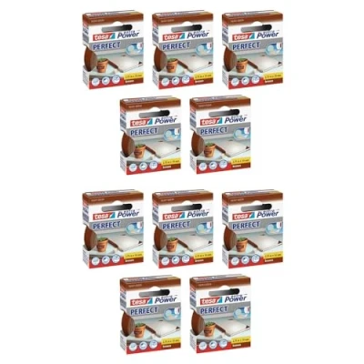 Immagine di tesa PERFECT 56341 00034 03 Nastro in tessuto tesa® extra Power Marrone (L x L) 2.75 m 19 mm 1 pz.