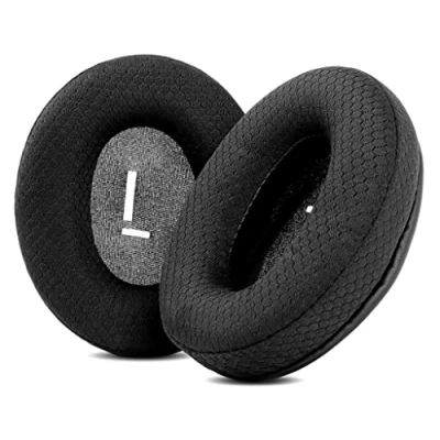 Immagine di ACCOUTA Cuscinetti di ricambio traspiranti compatibili con le cuffie da gioco HyperX Cloud I/Cloud II/Cloud Alpha/Stinger/Flight/Flight S auricolari schiuma alta qualità