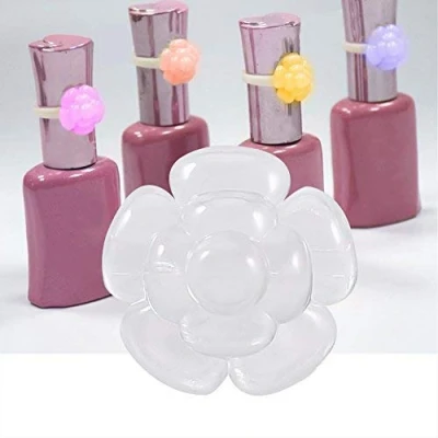 Immagine di 50PCS/set gel Polish nail grafico anello, fiore farfalla manicure punta per art tool con display a colori