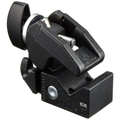 Immagine di Manfrotto 635 Super Clamp Quick Action Morsetto, in Alluminio, Nero