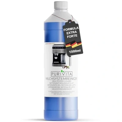 Immagine di Purivita Detergente sistema latte Macchina da caffè e ugello latte, 1000 ml