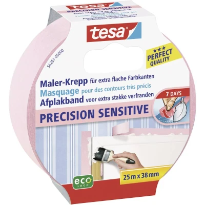 Immagine di tesa®, nastro di precisione da pittore (sensitive) (L x P) 25 m 38 mm Rosa 56261 contenuto: 1 rotolo