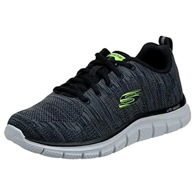 Immagine di Skechers Sport Track Sneakers basse, Uomo, Taglia: 40, Charcoal/black Poliestere
