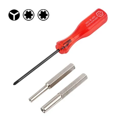 Immagine di Cacciavite Y1 Triwing e punta di sicurezza da 3,8 mm 4,5 compatibile con cartuccia gioco Nintendo NES SNES N64 Wii NDS GBA