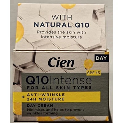 Immagine di cien Anti Wrinkle Age Day Cream with Q10 and Vitamin E UV Filter 50 ml by