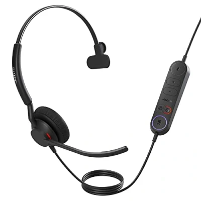 Immagine di Jabra Engage 40 Cuffie Mono Cablate, Controller incluso, Ottimizzato per Microsoft Teams, Mono, USB A
