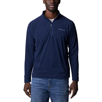 Immagine di Columbia Klamath RANGE II HALF ZIP Felpa in pile Collegiate navy, Uomo, Taglia: Large, navy