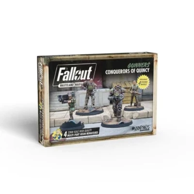 Immagine di Modiphius Entertainment Fallout Wasteland Warfare Gunners: Conquerors of Quincy Miniatures Unpainted