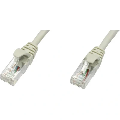 Immagine di Telegärtner L00000E0010 RJ45 cavo di rete, patch CAT 5e U/UTP 0.50 m Grigio Ritardante fiamma 1 pz.