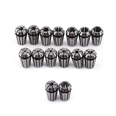 Immagine di Set di pinze per molla ad alta precisione 15pcs ER11 macchina incidere e tornio fresatura CNC