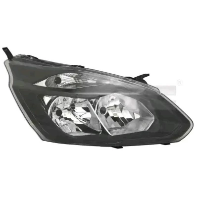 Immagine di TYC 20 14834 05 2 Fari Sx H7, H15 nero con luce guida diurna per veicolo circolazione Dx motore elettrico FORD: Transit Custom V362 Van