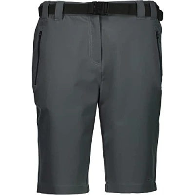 Immagine di CMP Bermuda Elasticizzati Da Donna Pantaloncini, Antracite 01, 48