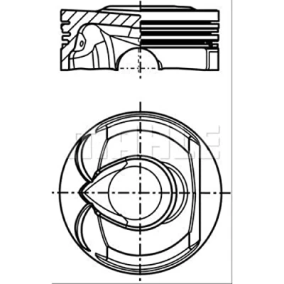 Immagine di Pistone MAHLE 039 PI 00123 002