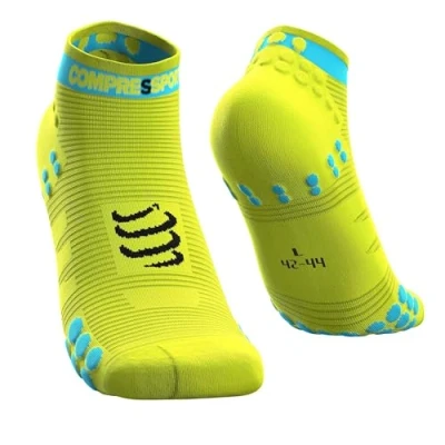 Immagine di COMPRESSPORT PRO Racing Socks v3.0 Run Low, Calzini da Gara Unisex Adult, Jaune Fluo, T4