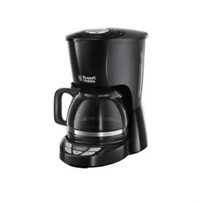 Immagine di Russell Hobbs Macchina Caffè Americano Timer Digitale, Con Filtro per Estrazione e Aroma Ottimali Max 10 tazze; Caraffa in Vetro da 1.25 L; Piastra riscaldante; Antigoccia; TexturePlus 22620 56