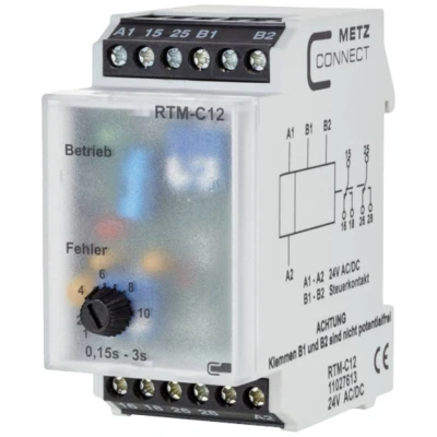 Immagine di Metz Connect 11027613 RTM C12 Relè temporizzato 24 V/AC, V/DC 1 pz. 2 scambi