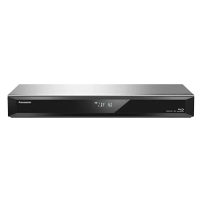 Immagine di Panasonic DMR BCT765AG Lettore Blu ray con hard disk 500 GB 4K Upscaling, CD, Audio ad alta risoluzione, Twin HD DVB C Tuner, WLAN Argento