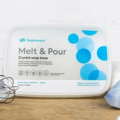 Immagine di Melt &amp; Pour Base per sapone da sciogliere e versare, standard, 6 kg (6 x 1 kg)