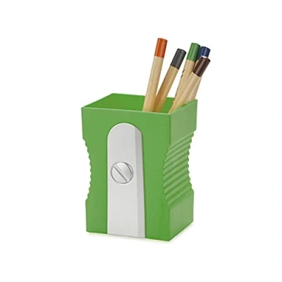 Immagine di Balvi Porta matite Sharpener Colore Verde Organizza la Tua scrivania Originale e Divertente a Forma d