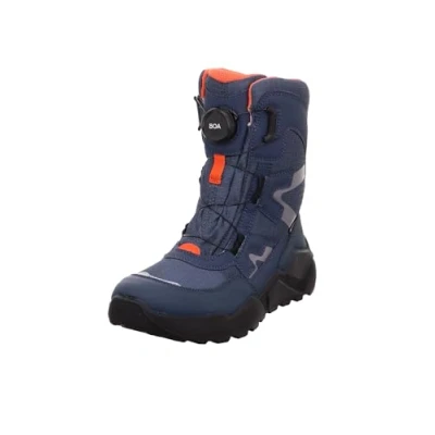 Immagine di Superfit Rocket Imbottitura Calda in Gore Tex, Stivali da Neve, Blu/Arancione 8000, 32 EU Larga