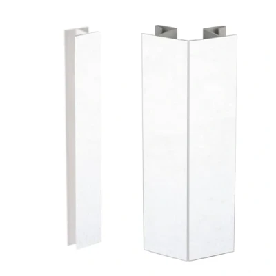 Immagine di Evotrade Accessori Snodo Aggiuntivi per Zoccolo Cucina Angolo Flessibile Universale Unione Zoccoli Angoli Variabili 90º a +90º + Una Giunzione Centrale