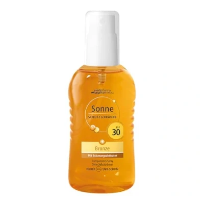 Immagine di Medipharma attivatore solare bronze SPF 30 texture leggera e trasparente resistente all&#039;acqua 200 ml