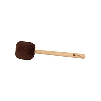 Immagine di Sonic Energy Gong Mallet Small marrone con impugnatura in faggio, Chai Per suonatori di gong, meditazione, percussioni Lana pecora, pile sintetico (MGM S C)