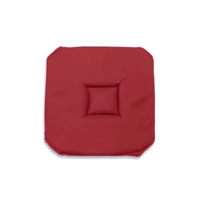Immagine di Soleil d&#039;ocre Cuscino per Sedia in gobelin, Rosso, 40 x 3 cm
