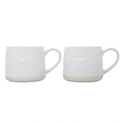 Immagine di Mikasa Farmhouse tazze in gres con stelle, set di 2 per tè, caffè e cioccolata calda, 380 ml Confezione regalo, lavabile lavastoviglie nel microonde