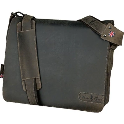 Immagine di Juscha Borsa a Tracolla in Pelle Bag Ben, Marrone