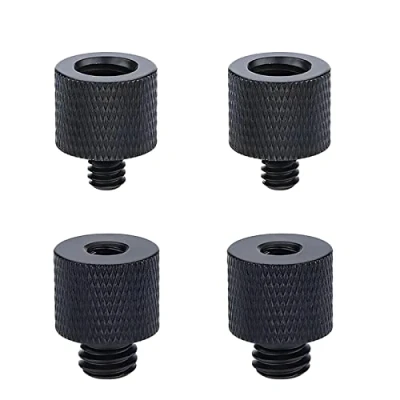 Immagine di Lamkrtlp Adattatore Filettato, per Treppiede, filettato da 3/8&quot; a 1/4&quot; e su 3/8&quot;, 4 Pezzi