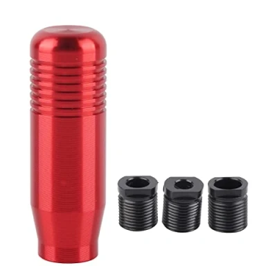 Immagine di Akozon Pomello Cambio, del Cambio Manuale per Auto Pomelli Leva in Alluminio 8,5cm Impugnatura della Testa Sentirsi a Proprio Agio Accessori