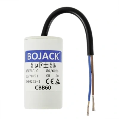 Immagine di BOJACK CBB60 5uf 450V 50/60Hz condensatore di Avviamento, SH Condensatori, Capacitor, soppressione con filo